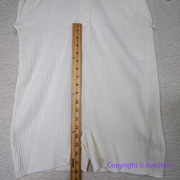 New! Eloquii ribbed mock neck Sculpt Control Short sweater Unitard romper, 18/20 - Picture 8 of 16